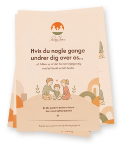 Mockup af PDF-guiden "Hvis du nogle gange undrer dig over os" af Rikke Vera